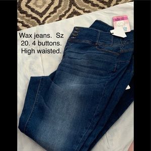High waisted. 4 button jeans
